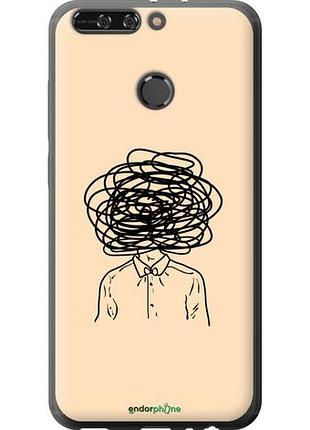 Чехол на huawei honor v9 / honor 8 pro мысли "4568u-1246-10746"