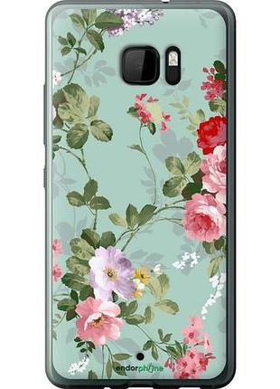 Чехол на htc u ultra цветочные обои 2 "862u-833-10746"