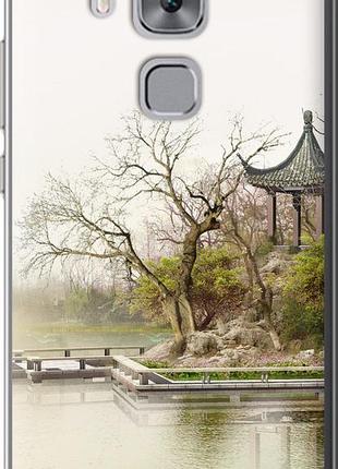 Чехол на huawei nova plus японский пейзаж "776u-961-10746"