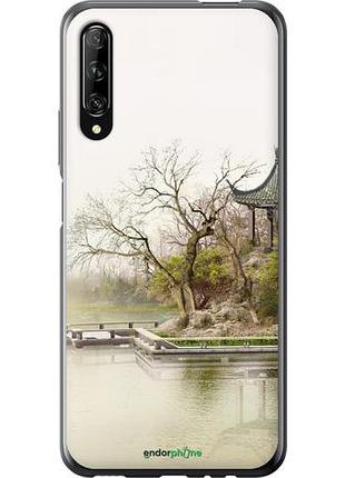Чехол на huawei p smart pro японский пейзаж "776u-1906-10746"