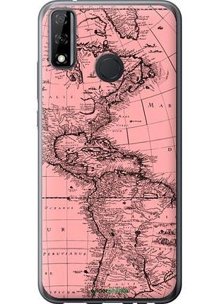 Чехол на huawei y8s карта "4794u-2027-10746"