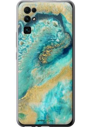 Чехол на huawei honor 30 green marble "4365u-1921-10746"