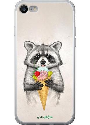 Чехол на iphone se 2022 енотик с мороженым "4602u-3737-10746"