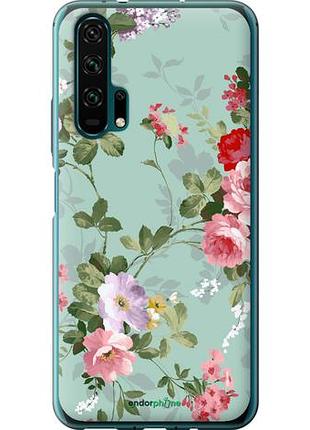 Чехол на huawei honor 20 pro цветочные обои 2 "862u-1702-10746"