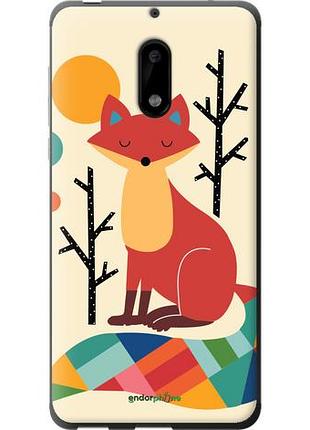 Чехол на nokia 6 rainbow fox "4010u-898-10746"