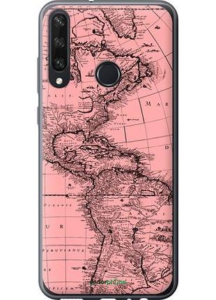 Чехол на huawei y6p карта "4794u-1952-10746"