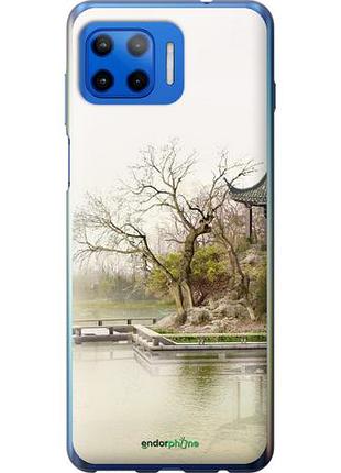 Чехол на motorola moto g plus японский пейзаж "776u-2202-10746"
