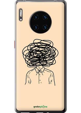 Чехол на huawei mate 30 pro мысли "4568u-1796-10746"