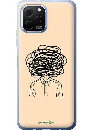 Чехол на huawei nova y61 мысли "4568u-2983-10746"