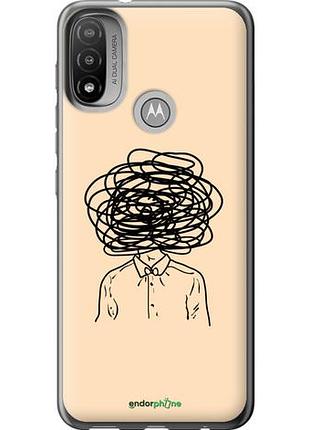 Чехол на motorola e20 мысли "4568u-2509-10746"