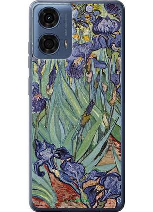 Чохол на motorola moto g24 power вінсент ван гог. іриси "161u-3665-10746"
