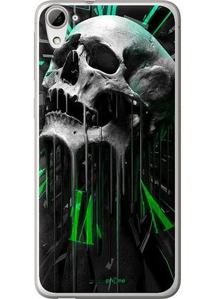 Чехол на htc desire 826 dual sim череп-часы "4100u-312-10746"
