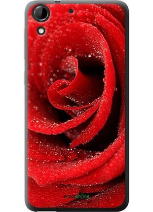 Чехол на htc desire 728g красная роза "529u-145-10746"