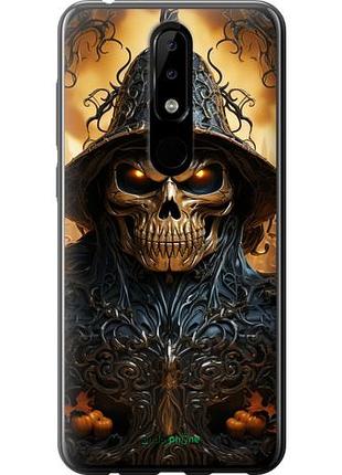 Чехол на nokia 5.1 plus череп 2 "5652u-1543-10746"