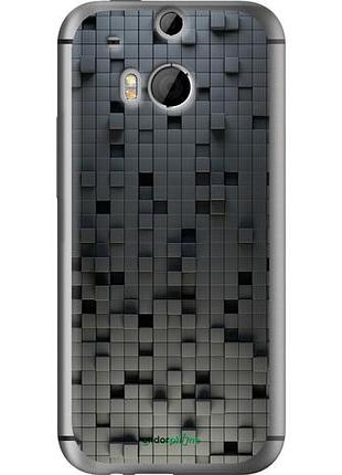 Чехол на htc one m8 dual sim кубики "1061u-55-10746"