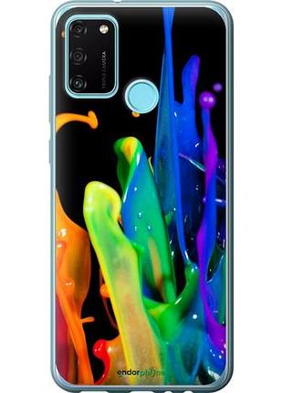 Чехол на huawei honor 9a брызги краски "3957u-1900-10746"