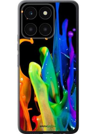Чехол на huawei honor x6a брызги краски "3957u-3340-10746"