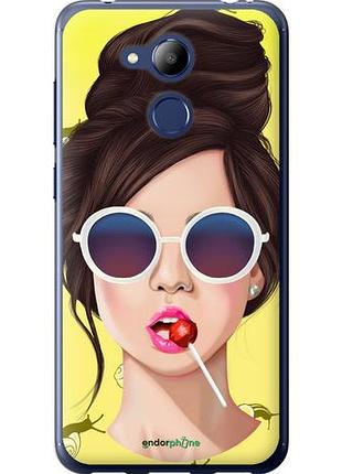 Чохол на huawei honor 6c pro дівчина з чупа-чупсом "3979u-1358-10746"
