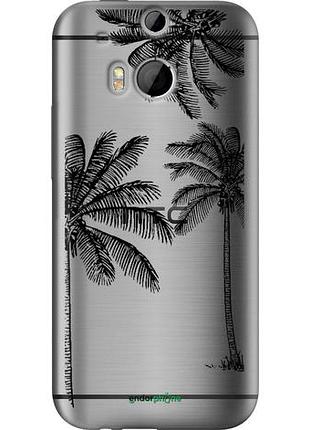 Чехол на htc one m8 пальмы1 "4634u-30-10746"