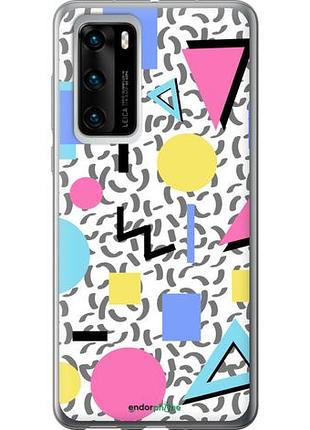Чехол на huawei p40 color shapes "4893u-1840-10746"