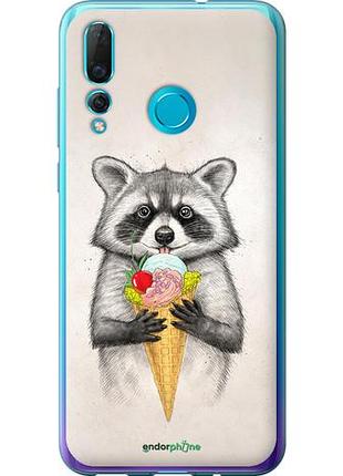 Чохол на huawei nova 4 єнотик з морозивом "4602u-1632-10746"
