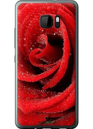 Чехол на htc u ultra красная роза "529u-833-10746"