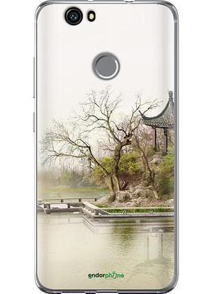 Чехол на huawei nova японский пейзаж "776u-439-10746"