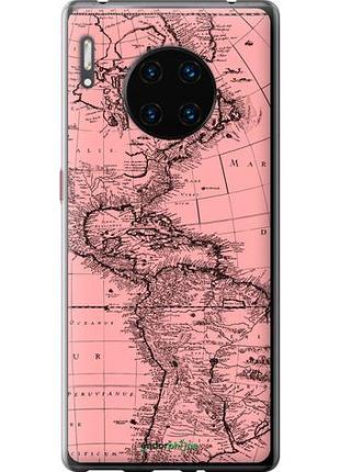 Чехол на huawei mate 30 pro карта "4794u-1796-10746"