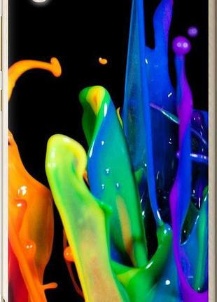 Чехол на huawei y6 ii брызги краски "3957u-338-10746"