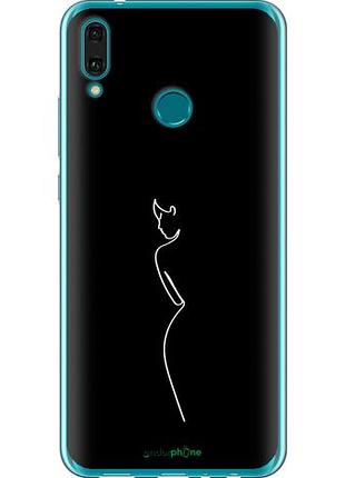 Чехол на huawei y9 2019 силуэт1 "4590u-1602-10746"