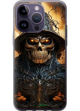 Чехол на iphone 14 pro max череп 2 "5652u-2667-10746"