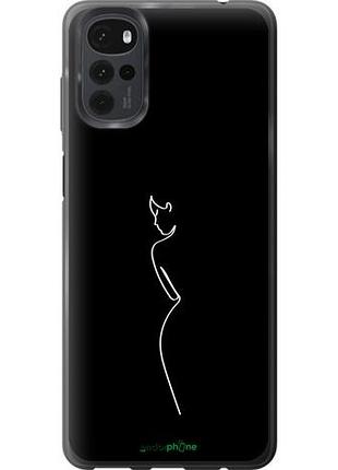 Чехол на motorola g22 силуэт1 "4590u-2681-10746"