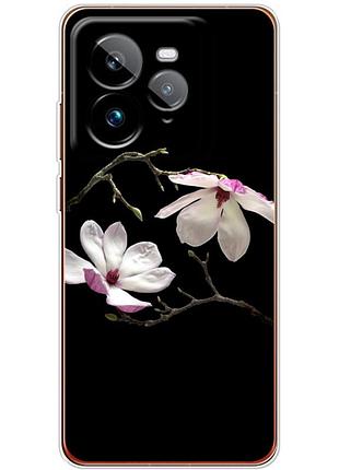 Чехол силиконовый с картинкой на realme gt 7 pro (цветок, монголия)