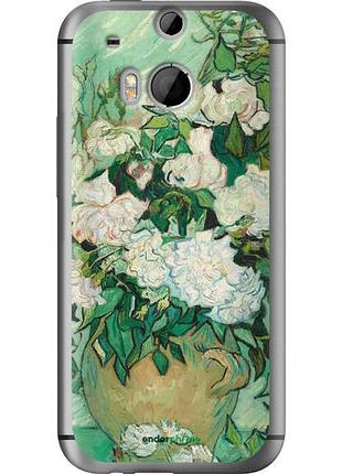 Чохол на htc one m8 вінсент ван гог. ваза с розами "5543u-30-10746"