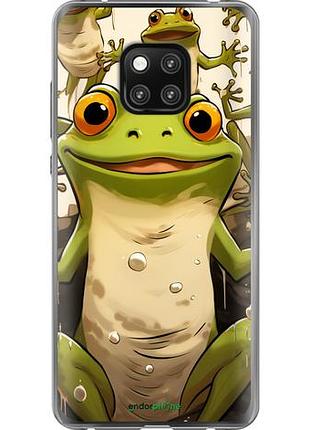 Чехол на huawei mate 20 pro веселая жаба "5658u-1567-10746"
