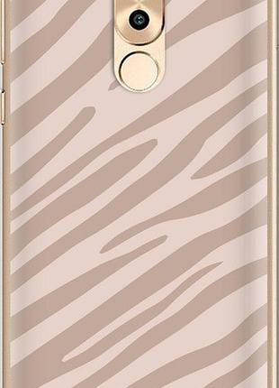 Чехол на huawei honor 6x зебра беж "4875u-460-10746"
