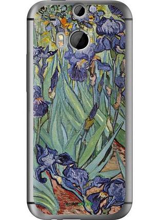 Чехол на htc one m8 винсент ван гог. ирисы "161u-30-10746"