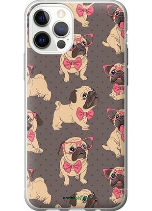 Чехол на iphone 12 мопсики 2 "4362u-2053-10746"