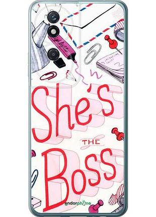 Чехол на huawei honor play 50 plus she's the boss "4254u-3399-10746"