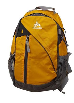 Міський рюкзак onepolar m1391 yellow 20 літрів найкращий дизайн