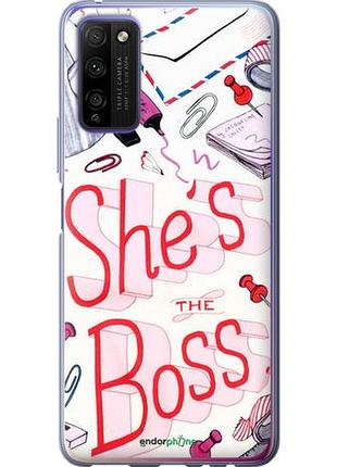 Чехол на huawei honor 30 lite she's the boss "4254u-2074-10746"
