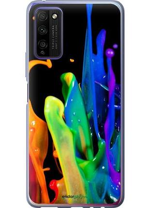 Чехол на huawei honor 30 lite брызги краски "3957u-2074-10746"