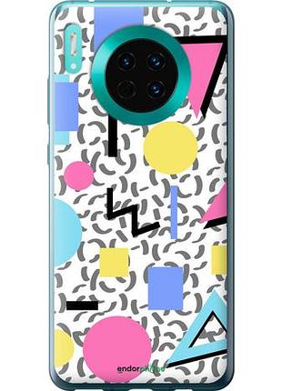 Чехол на huawei mate 30 color shapes "4893u-1773-10746"