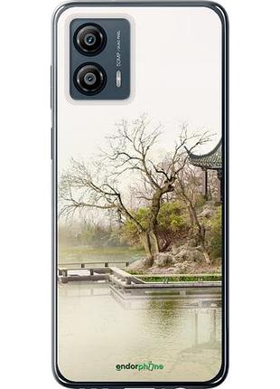 Чехол на motorola moto g53 японский пейзаж "776u-3047-10746"