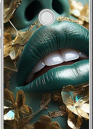 Чехол на huawei p8 lite (2017) губы 2 "5667u-777-10746"