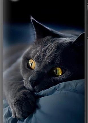 Чехол на htc desire 816 дымчатый кот "825u-169-10746"
