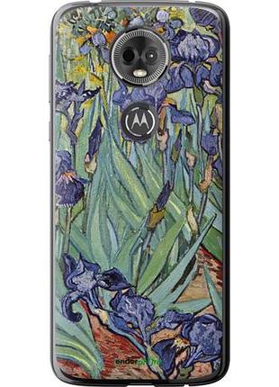 Чохол на motorola moto e5 plus вінсент ван гог. іриси "161u-1412-10746"