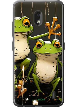 Чехол на nokia 2.2 жабки 2 "5657u-1706-10746"