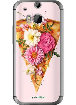 Чехол на htc one m8 pizza "4492u-30-10746"