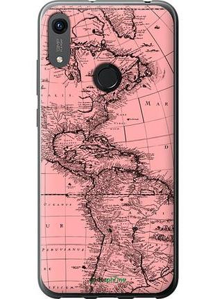 Чехол на huawei honor 8a карта "4794u-1635-10746"